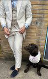 3 Piece Linen Cream Suits