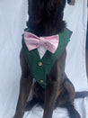 Deep Green Linen Dog Sut