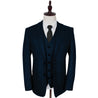 Peaky Navy Estate Herringbone Suit 3 Piece