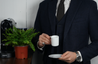 Peaky Navy Estate Herringbone Suit 3 Piece
