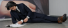 Peaky Navy Estate Herringbone Suit 3 Piece